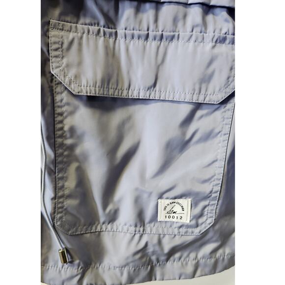 Sam Edelman Hooded Windbreaker Field Midi Anorak Utility Jacket Size Small NWOT - Picture 6 of 6